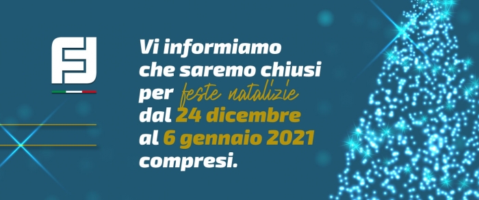 Avviso chiusura natalizia