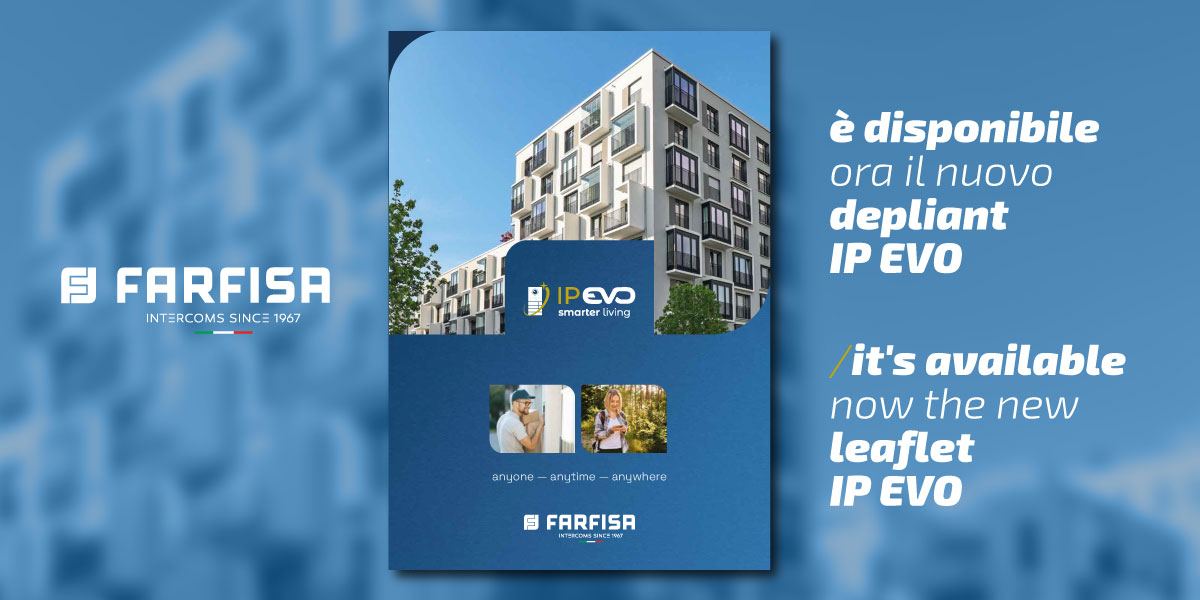 Disponibile il depliant IP EVO