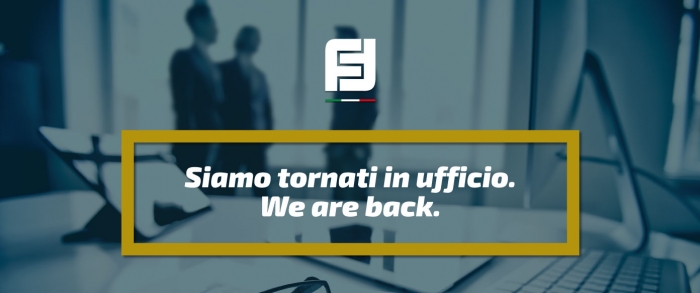 Estamos de vuelta al trabajo.