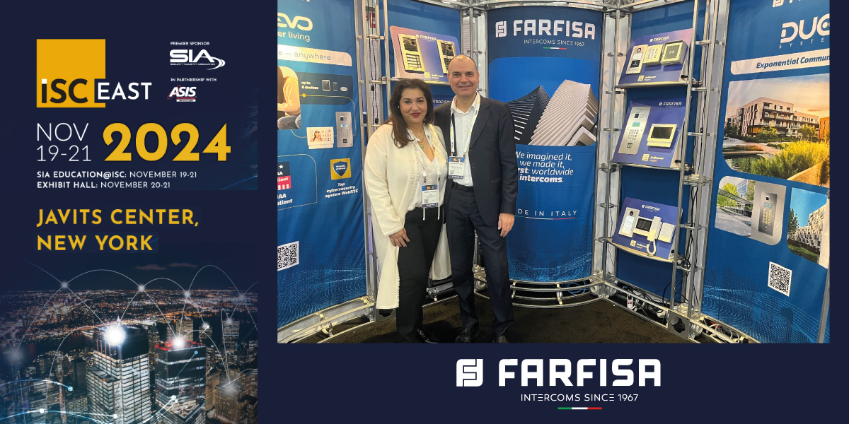 Farfisa en la feria ISC East, Nueva York