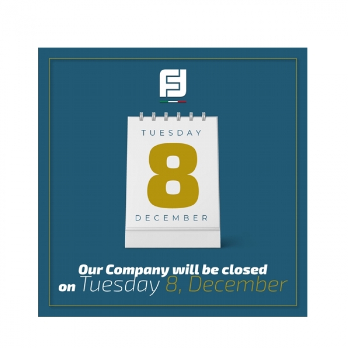 Farfisa está cerrado el 8 de diciembre