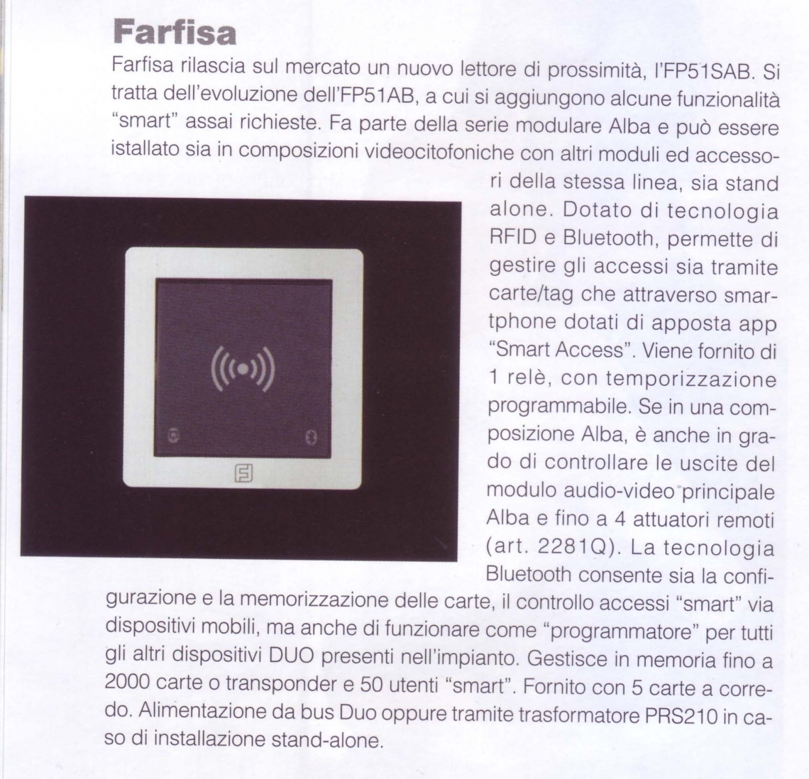 FP51SAB Farfisa