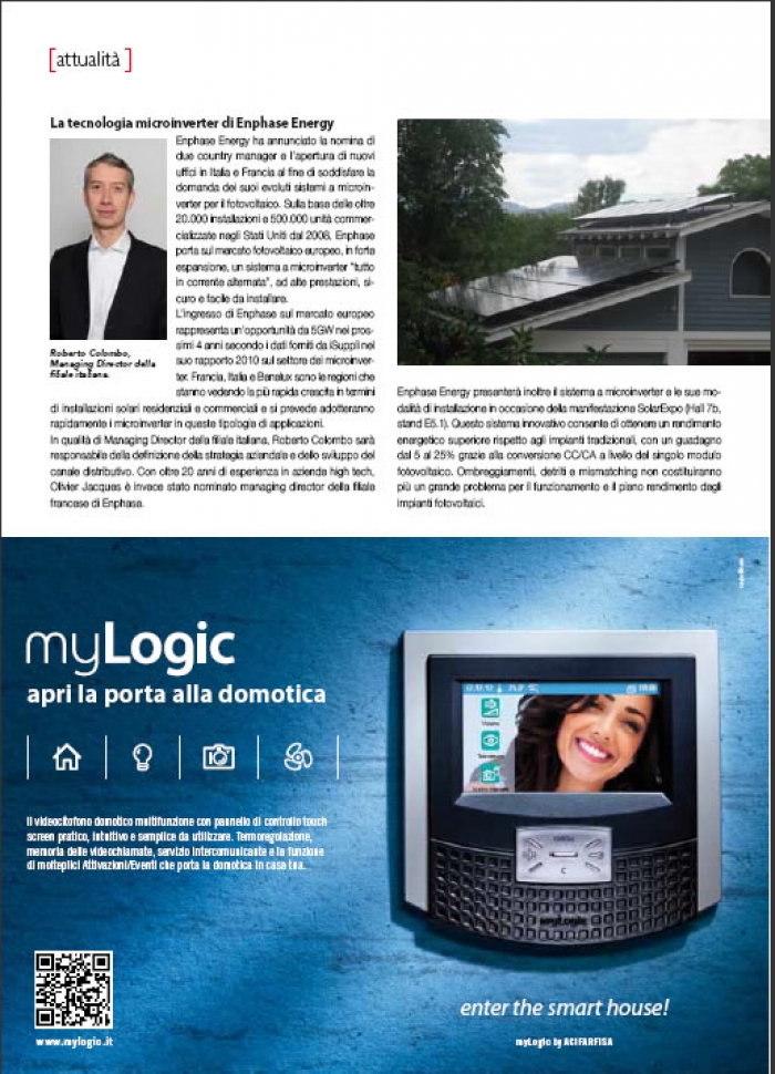 myLogic, videocitofono domotico