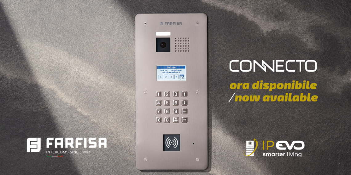 Ora disponibile il posto esterno Connecto per IP EVO