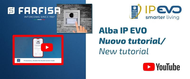 Placa de calle Alba con IP EVO: el nuevo tutorial