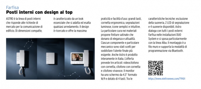 Posti interni con design al top