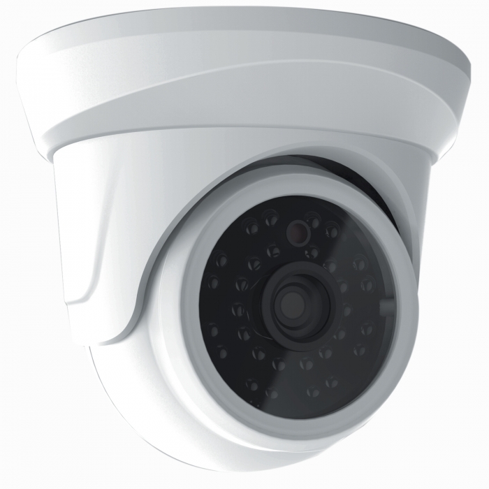 TELECAMERA DOME IP FISSA H.265 5MP - TVT75N
