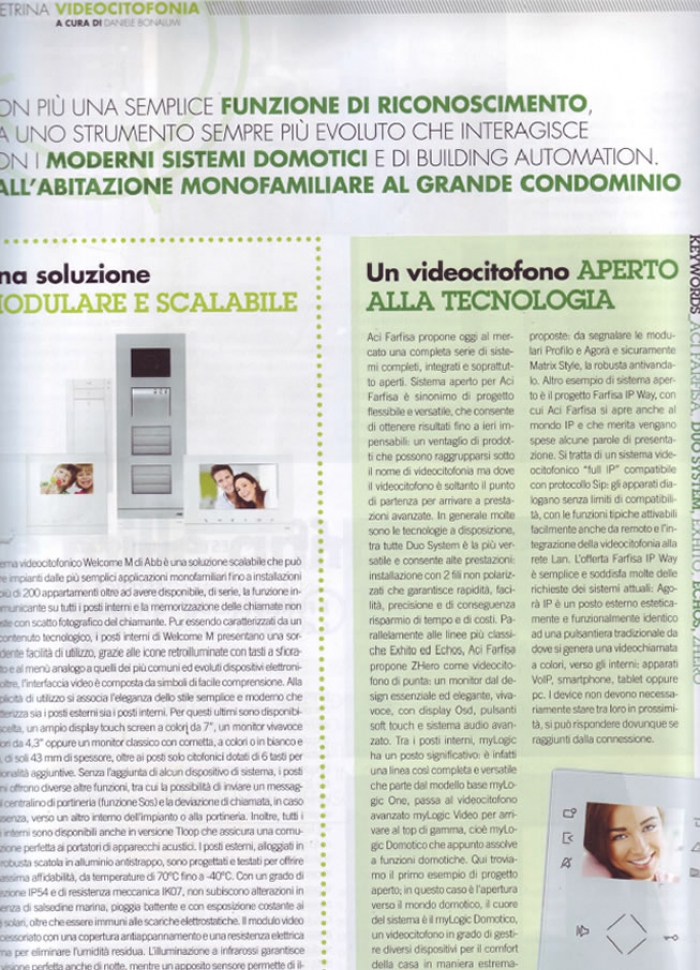 Videocitofonia aperta alla tecnologia